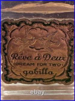 Set of 3 Vtg Perfume Bottles Reve a Deux by Gabilla, Elizabeth Arden