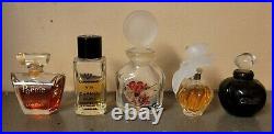Set of 5 Vintage French Parfume Miniature Bottles Great Selection