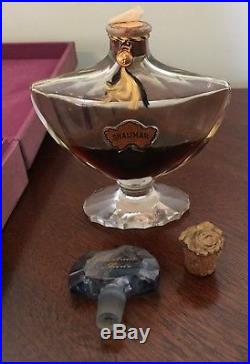 Shalimar Guerlain Baccarat Crystal Vintage Glass Perfume Bottle