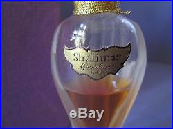 Shalimar Guerlain Vintage 1978 Pure Perfume Amphora Bottle Screw Top in Box RARE