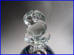 Signed Vintage Art Glass Perfume Bottle by Baker O'Brien Dominick Labino Studios