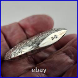 Sterling Silver Japanese Perfume Bottle Vintage Design 19.3g 7932 Sterling Silver Japanese Perfume Bottle Vintage Design 19.3g 7932