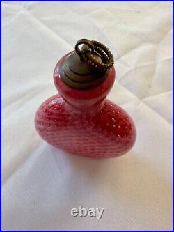 Stunning Vintage Fenton Murano Perfume Bottle