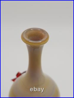 Stunning Vintage Suellen Fowler Red Flowers/Vines Art Glass Perfume Bottle Stunning Vintage Suellen Fowler Red Flowers/Vines Art Glass Perfume Bottle