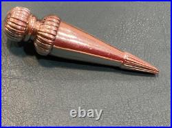 Superb Vintage Solid Silver Perfume/Scent Bottle Cone Shaped Penhaligon H/M Lond