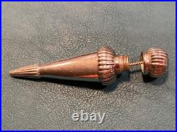 Superb Vintage Solid Silver Perfume/Scent Bottle Cone Shaped Penhaligon H/M Lond