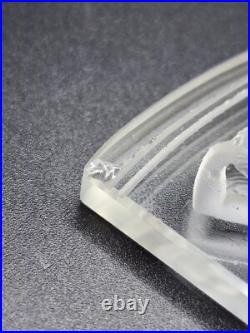 THE BEST 1920s Vintage JEWELED Czech CUT pink CRYSTAL nude Glass PERFUME BOTTLE