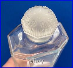 THREE Vintage Coty Perfume Bottles LALIQUE Designs Numbered PERFECT