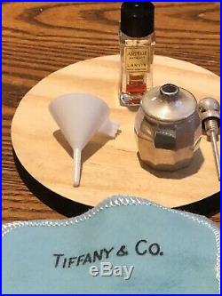 Tiffany & Co. Vintage Sterling Silver Mini Perfume Bottle With Holder