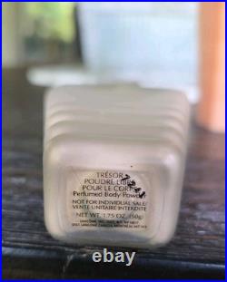Tresor LANCOME Perfumed Body Powder Bottle 1.75 oz Rare Vintage