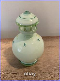 Uranium Czechoslovakia Perfume Bottle? Art Deco Vintage Antique Rare Wow