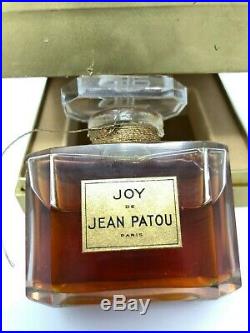 VERY Rare Vintage 1955 Jean Patou Joy Perfume 1 oz Pre-owned Paris France Splash