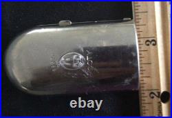 VINTAGE 1920s COTY PERFUME BOTTLE IN METAL CASE VGC