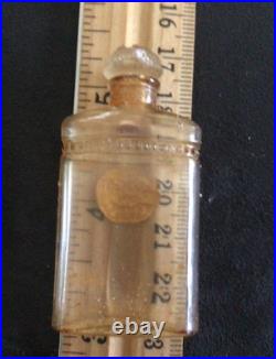 VINTAGE 1920s COTY PERFUME BOTTLE IN METAL CASE VGC