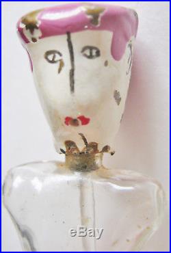 VINTAGE 1940 ELSA SCHIAPARELLI SHOCKING SCAMP PERFUME PIN FENCING BROOCHw BOTTLE