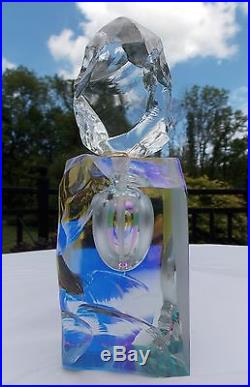 Vintage 1993 Steven Maslach Glass Perfume Bottle