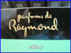 VINTAGE ART DECO Parfums de Raymond PERFUME BOTTLE RETAIL STORE TESTER DISPLAY