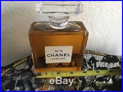 VINTAGE CHANEL No 5 Pure Perfume 8 oz /240 Large Bottle, Extremely Rare, HTF