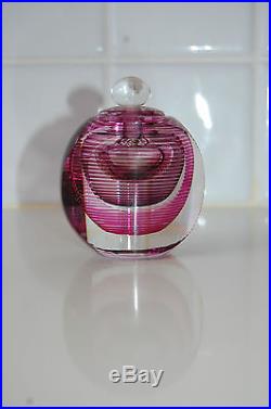 Vintage Collectible Michael David Kit Karbler Art Glass Perfume Bottles