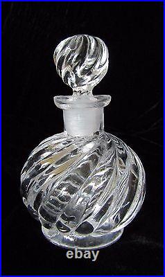 VINTAGE Czech Perfume BottleAuthenticSignedMintHighly CollectibleVERY RARE