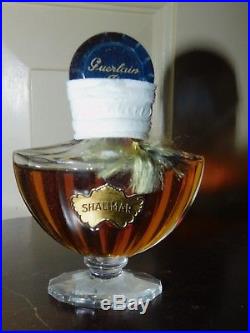 VINTAGE GUERLAIN SHALIMAR PERFUME bottle 4 MIB Unopened original Guerlain band