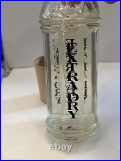 VINTAGE Guerlain extra dry eau de cologne 6 1/4 Tall Spray Bottle 1977 Rare HTF