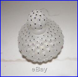 VINTAGE LALIQUE FROSTED CRYSTL CACTUS PERFUME BOTTLE No 1 FRANCE 5