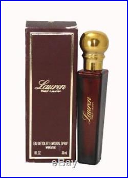 VINTAGE LAUREN Ralph Lauren EDT SPRAY 1 oz/30ml Bottle Perfume Fragrance RL NEW