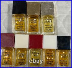 VINTAGE Lot 55+ Mini Miniature Glass Perfume Bottles Various Designers +DISPLAY VINTAGE Lot 55+ Mini Miniature Glass Perfume Bottles Various Designers +DISPLAY