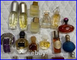 VINTAGE Lot 55+ Mini Miniature Glass Perfume Bottles Various Designers +DISPLAY VINTAGE Lot 55+ Mini Miniature Glass Perfume Bottles Various Designers +DISPLAY