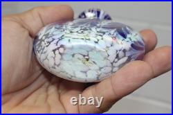 VINTAGE MURANO Style ITALIAN MILLEFIORI GLASS PERFUME BOTTLE + Bonus Blue Swirl