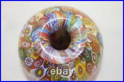 VINTAGE MURANO Style ITALIAN MILLEFIORI GLASS PERFUME BOTTLE + Bonus Blue Swirl