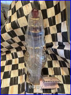VINTAGE Mackenzie-Childs Hand Blown Perfume Bottle Lustrious Glassware 8 7 VINTAGE Mackenzie-Childs Hand Blown Perfume Bottle Lustrious Glassware 8 7