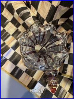 VINTAGE Mackenzie-Childs Hand Blown Perfume Bottle Lustrious Glassware 8 7 VINTAGE Mackenzie-Childs Hand Blown Perfume Bottle Lustrious Glassware 8 7