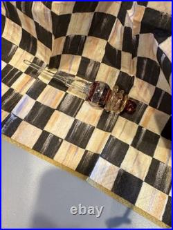 VINTAGE Mackenzie-Childs Hand Blown Perfume Bottle Lustrious Glassware 8 7 VINTAGE Mackenzie-Childs Hand Blown Perfume Bottle Lustrious Glassware 8 7