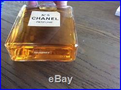 VINTAGE NEAR MINT CHANEL No 5 PERFUME DISPLAY FACTICE DUMMY BOTTLE 5 3/4H