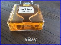 VINTAGE NEAR MINT CHANEL No 5 PERFUME DISPLAY FACTICE DUMMY BOTTLE 5 3/4H