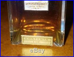 Vintage Rogers & Gallet 1 Oz Fleurs D Amour Unopen Baccarat Perfume Bottle, & Box