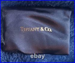 VINTAGE TIFFANY HEART PERFUME FLACON Bottle Funnel Silver Storage Box NEVER USED