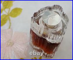 VTG 1970s Houbigant Essence Rare 0.50 oz Parfum Splash Melting Icicle Bottle