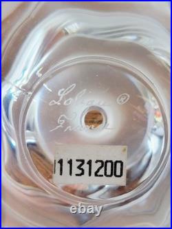 VTG 1979 Lalique Crystal Samoa Perfume Bottle and Stopper