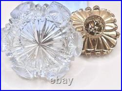VTG Art Deco Cut Glass Bejeweled Rhinestones Perfume Spray Bottle Germany -RARE