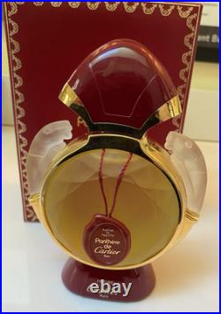 VTG Cartier Panthere perfume FACTICE DISPLAY BOTTLE 6.6 oz 200ml Case 1987 7tal VTG Cartier Panthere perfume FACTICE DISPLAY BOTTLE 6.6 oz 200ml Case 1987 7tal