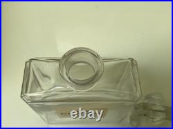 VTG Chanel perfume displays factice dummy bottle & Gold metal Sign Display Stand