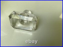 VTG Chanel perfume displays factice dummy bottle & Gold metal Sign Display Stand