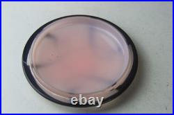VTG DeVilbiss Pink Atomizer Perfume Bottle & Art Deco Style Lidded Powder Box