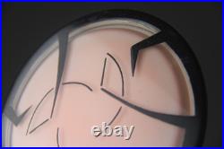 VTG DeVilbiss Pink Atomizer Perfume Bottle & Art Deco Style Lidded Powder Box
