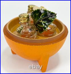 VTG Duvinne Orange Blossom Perfume Bottles in Glass Display Case DeLand Florida