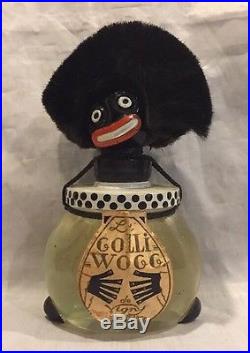 VTG Golli Wogg Black Americana Vigny France Perfume Bottle Factice