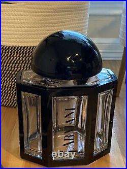 VTG HUGE FRACTICE/DUMMY Empty Giorgio Armani Perfume Bottle 2100 Ml /70fl. Oz